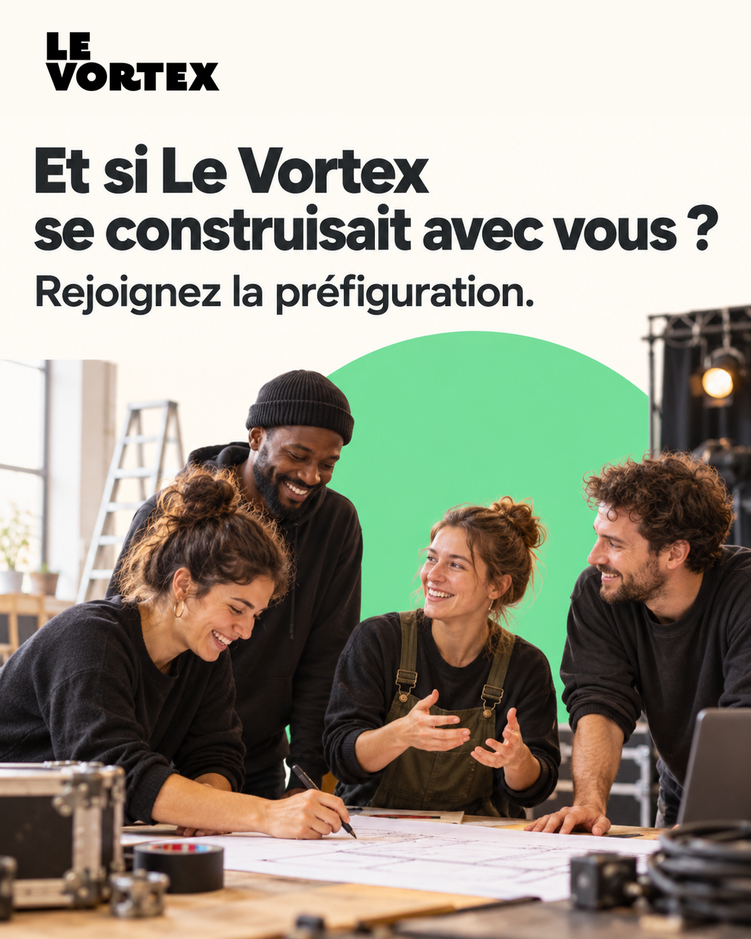 Rejoindre la préfiguration du Vortex · diapositive 1