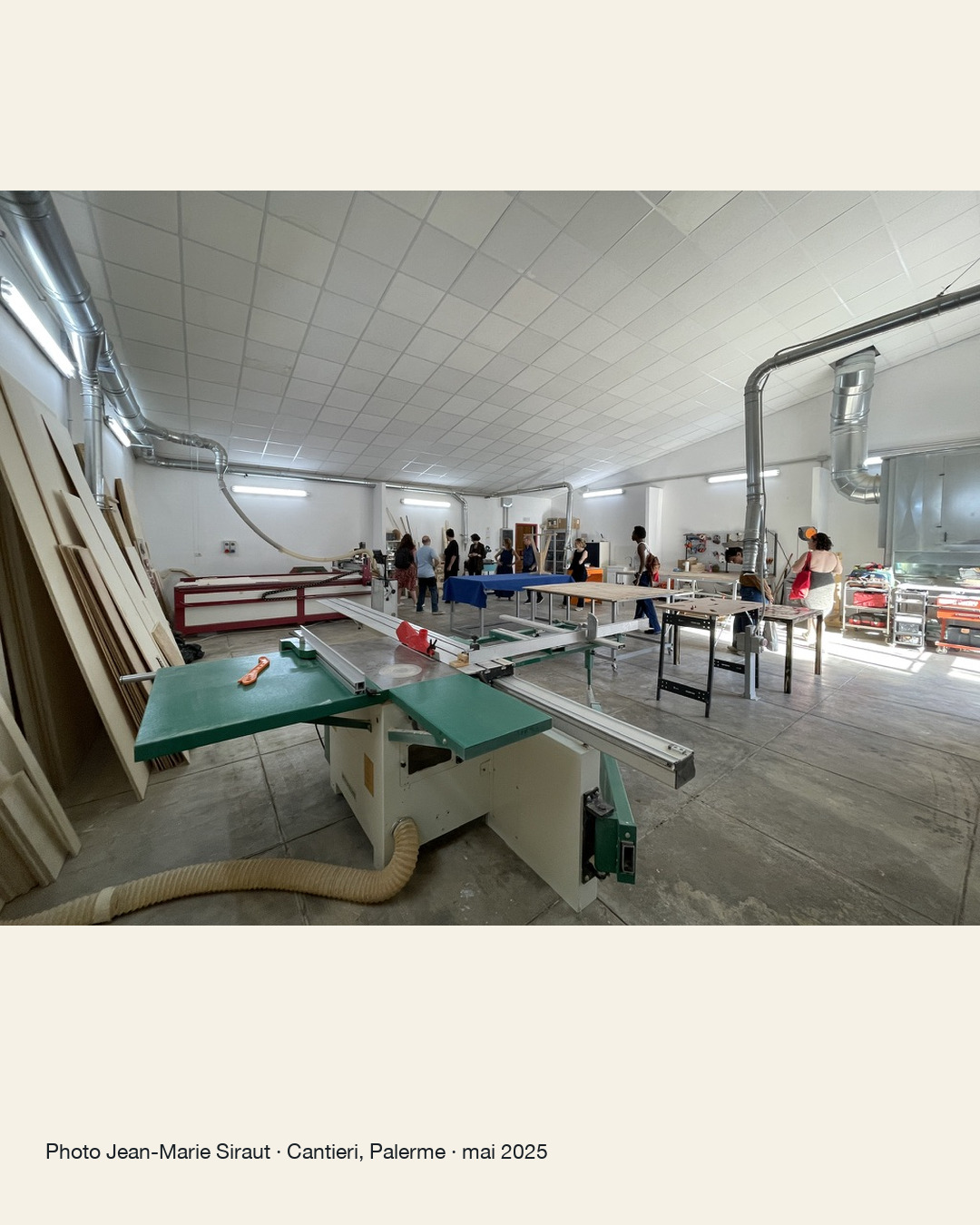 À Palerme, de l’atelier à la scène. · diapositive 3