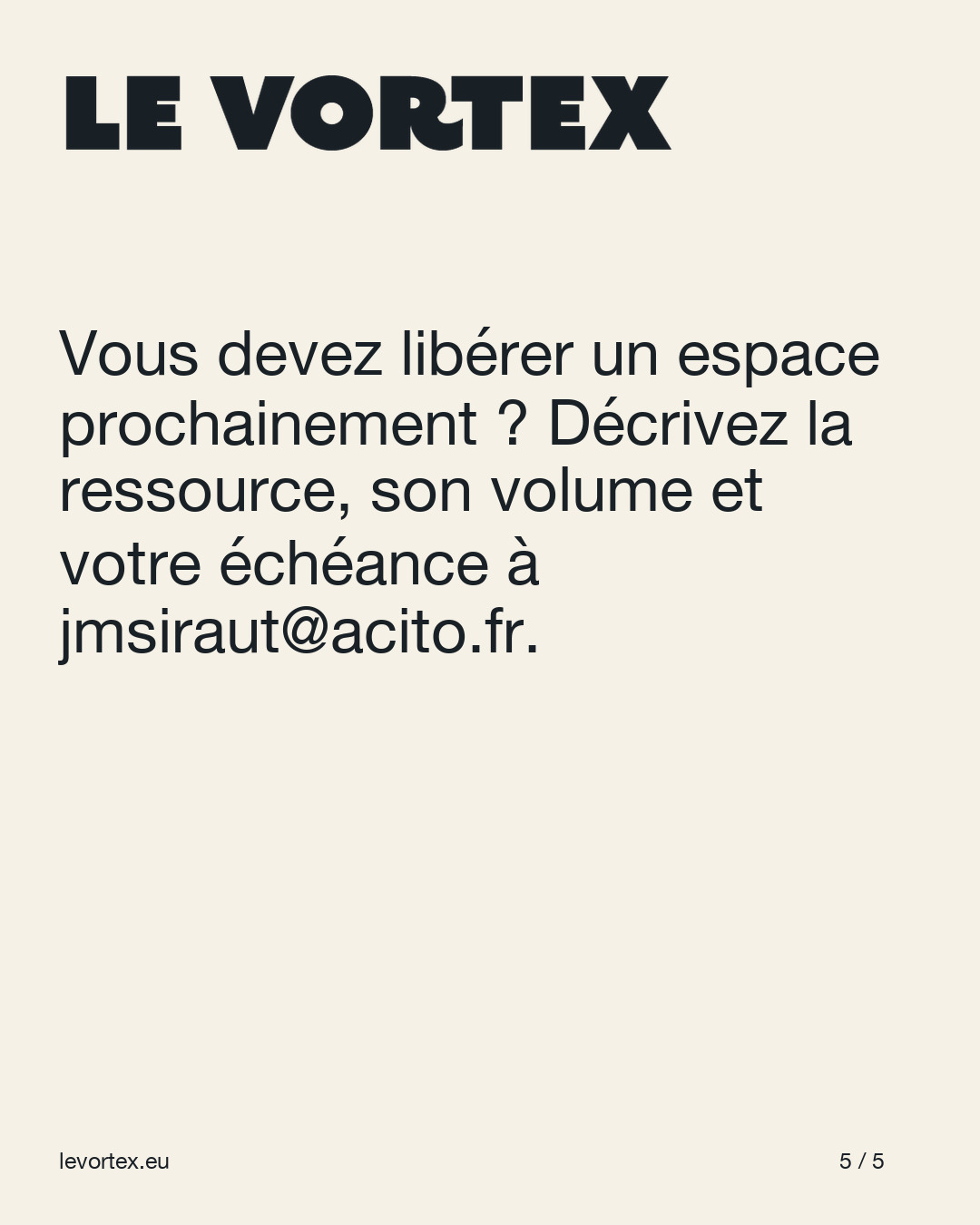 Disponible où ? Et jusqu’à quand ? · diapositive 5