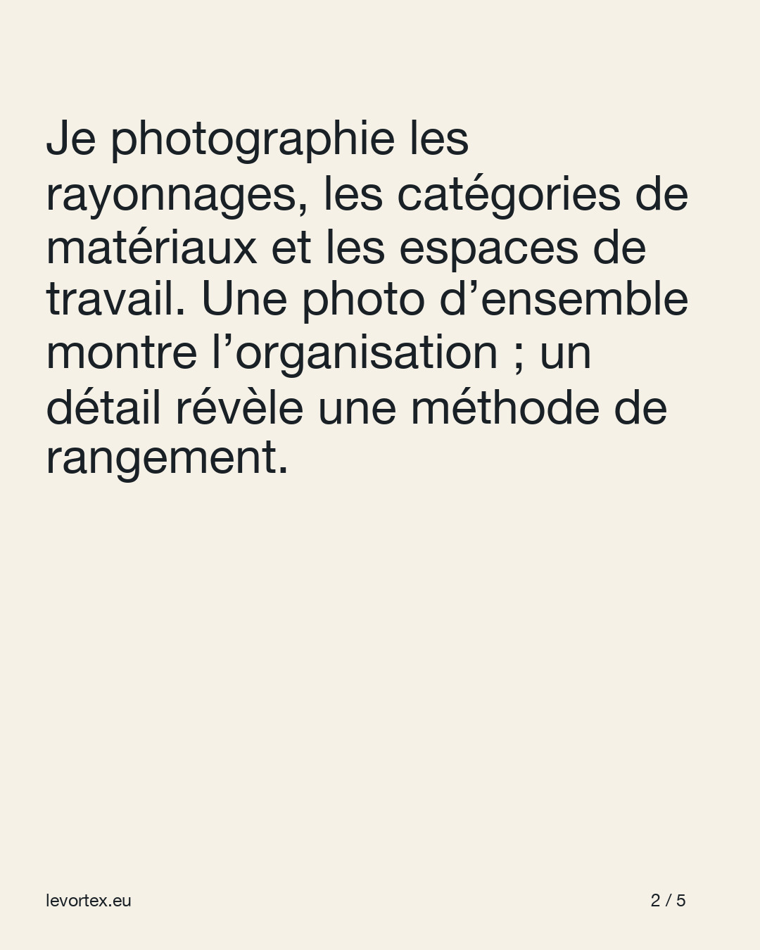 Ce que je regarde pendant une visite. · diapositive 2